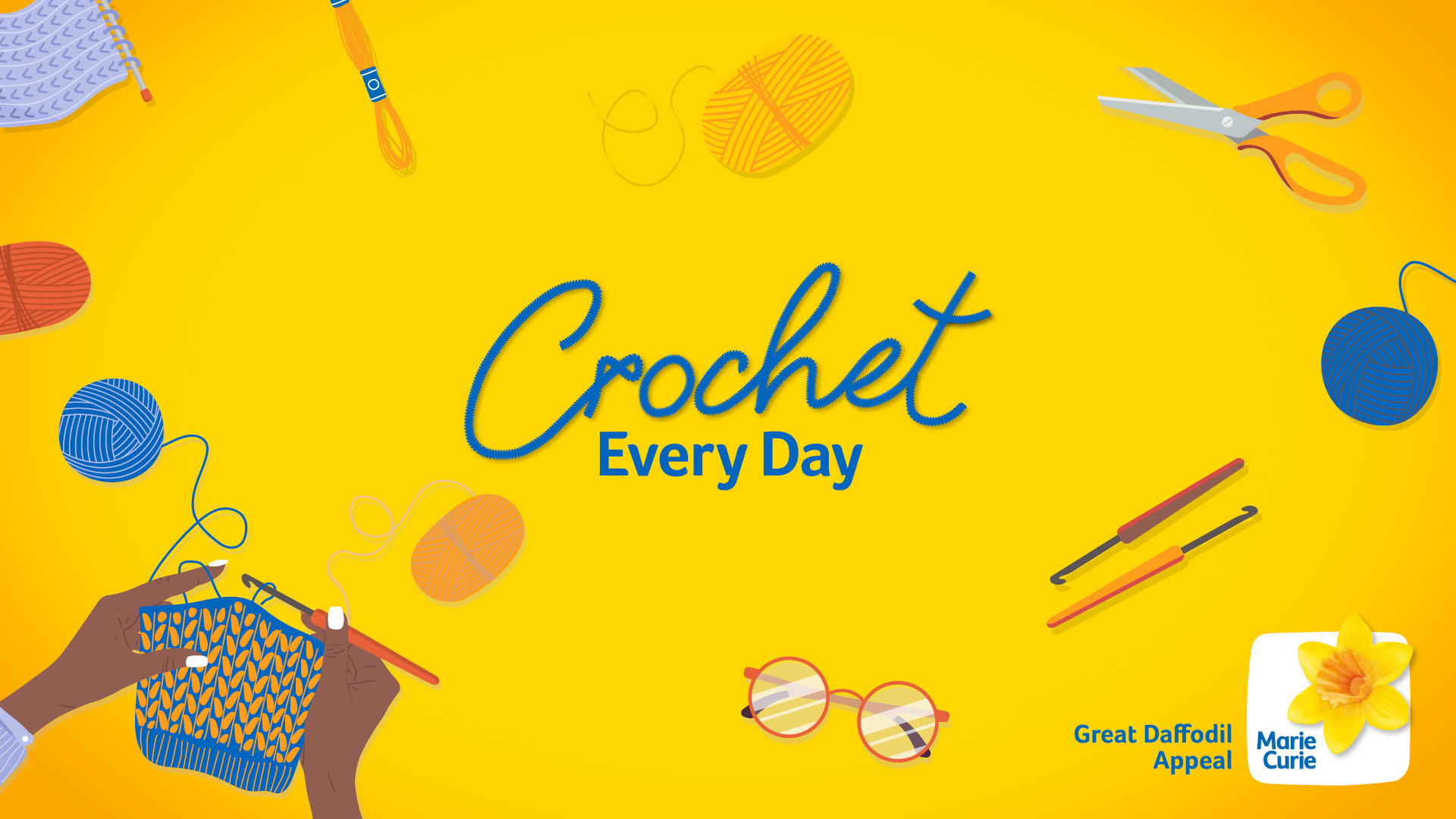 Crochet Every Day campaign design
